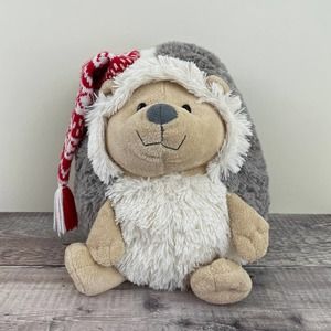 Gund Hedgehog Plush Toy Stuffed Animal 4060439 Fair Isle Winter Hat Christmas